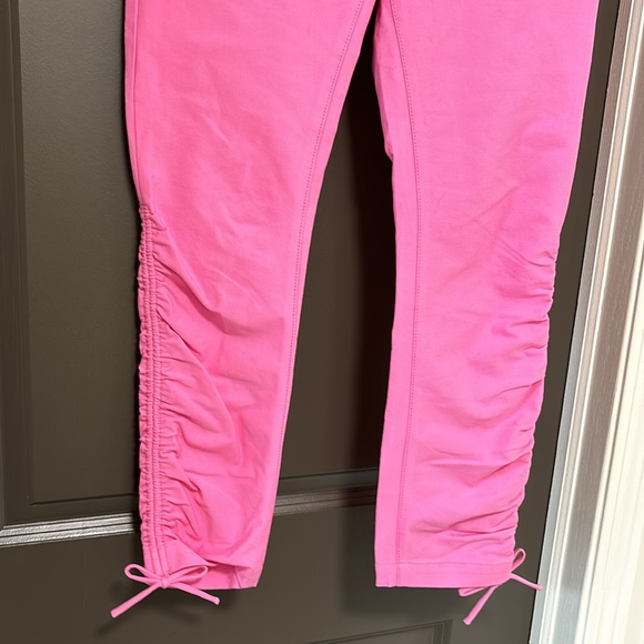 Derek Lam Crosby Camryn pink Ruched Pants 2 - Picture 3 of 7